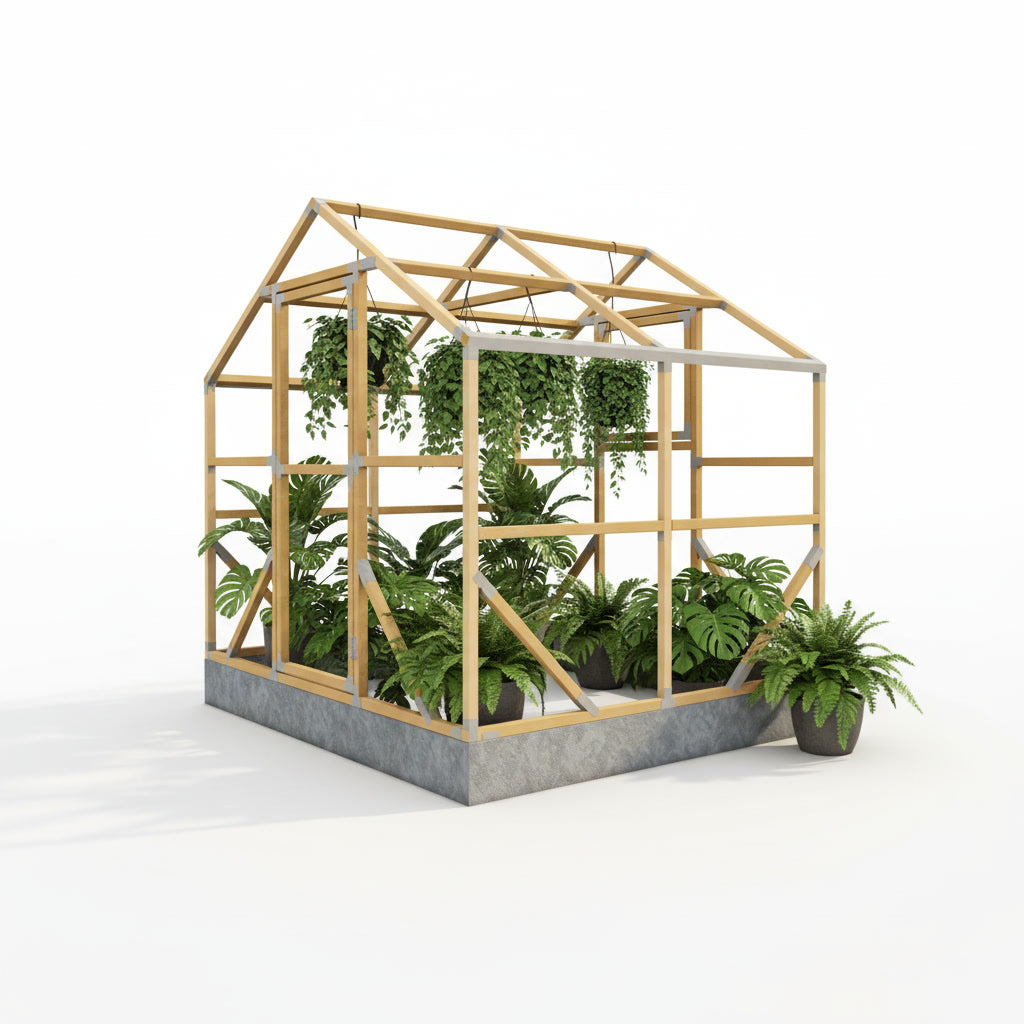 Medinis šiltnamis 2,6x2