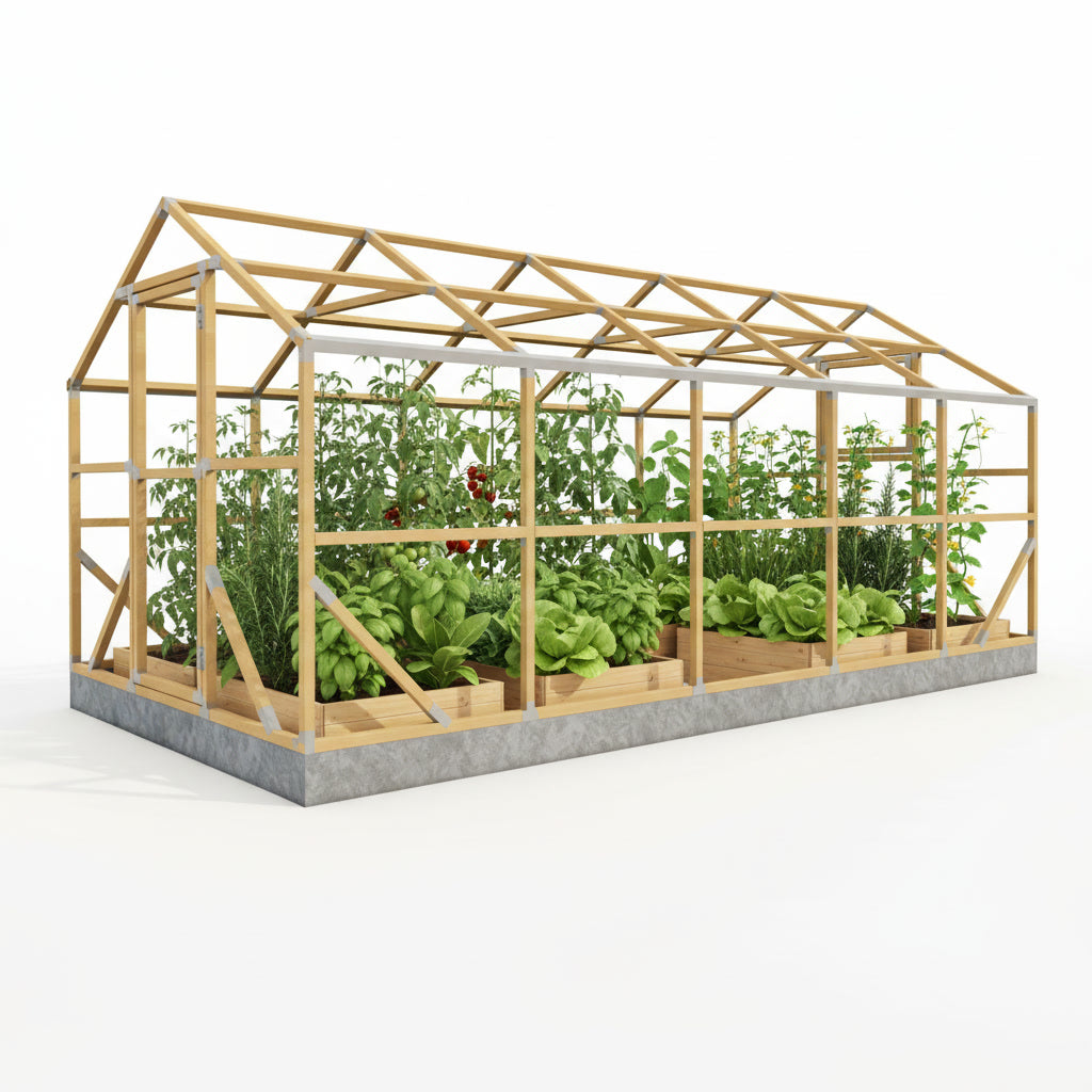 Medinis šiltnamis 2,6x5