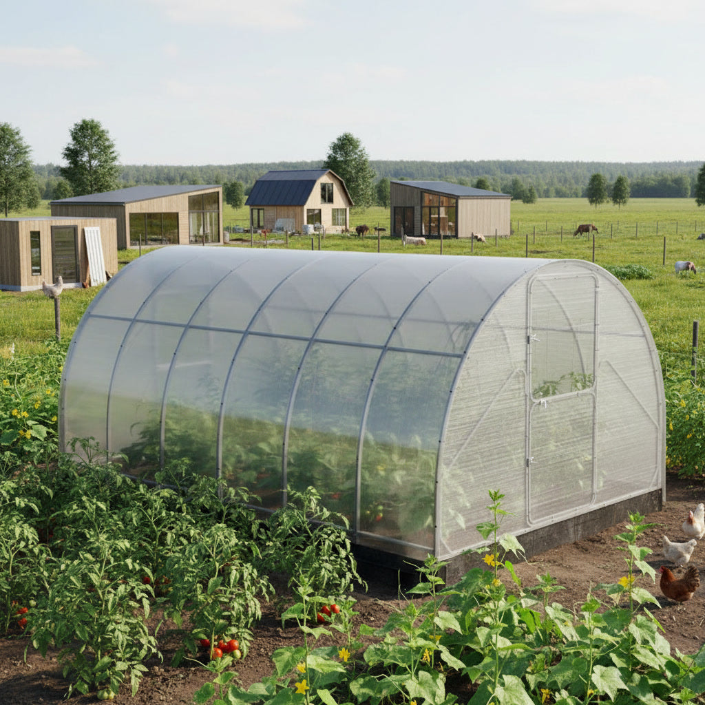 Metalinis šiltnamis 3,14x8