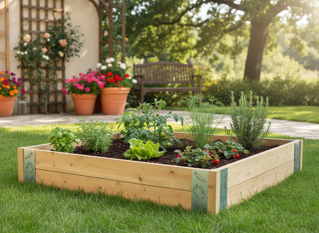 BASIC medinė lysvė – 115 × 60 × 24 cm