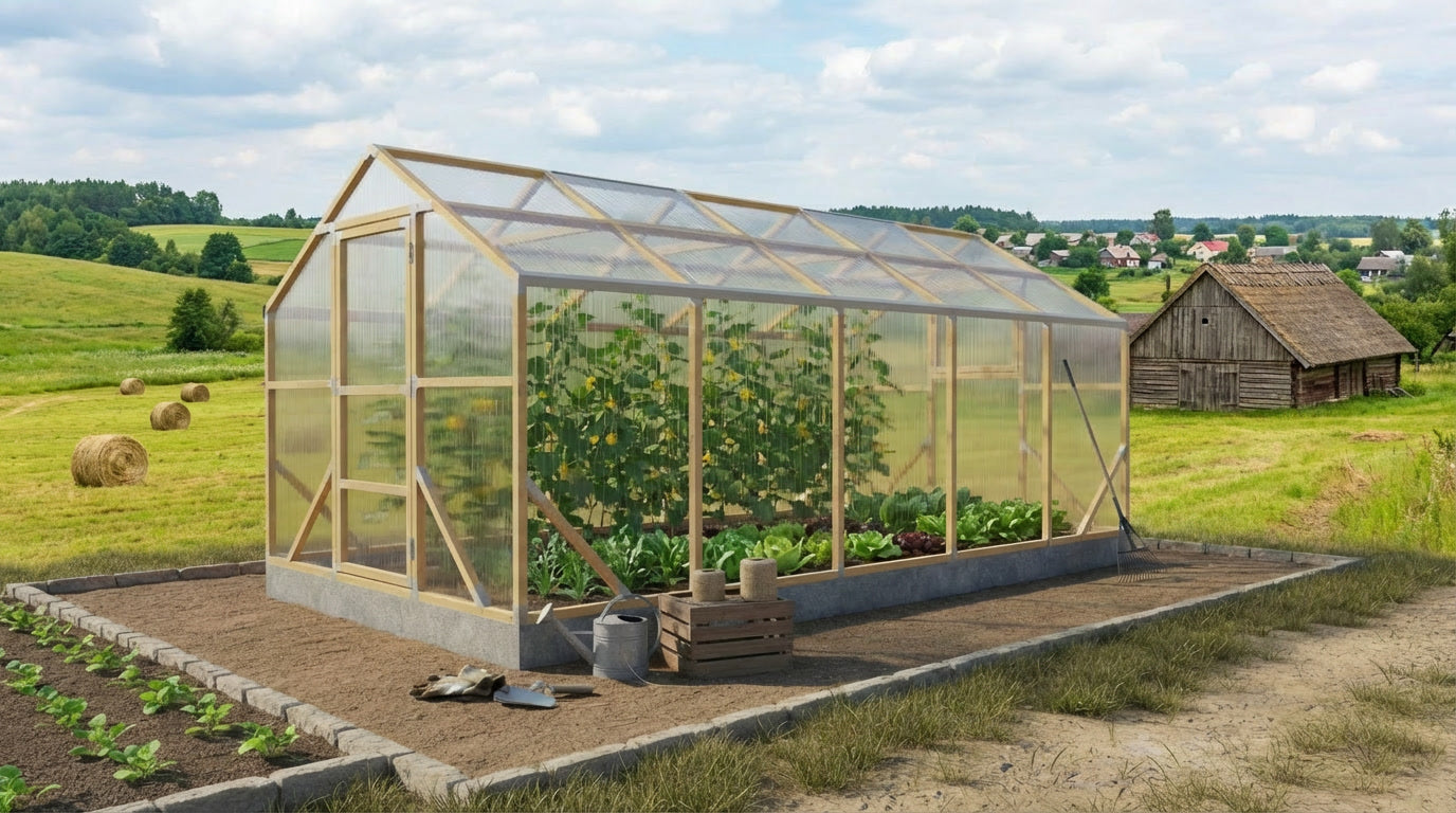 Medinis šiltnamis 2,6x6